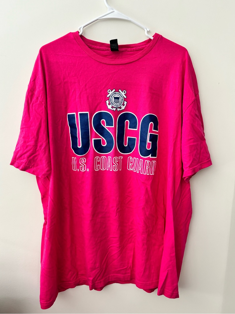 USCG U.S. Coast Guard Pink Logo T-Shirt